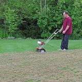 How long does it take to power rake a yard?