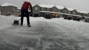 What is the fastest way to shovel a driveway?