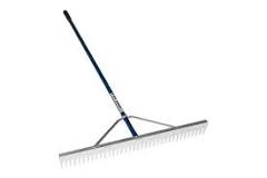 How do you replace a garden rake handle?