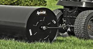 Can I level the lawn with roller?