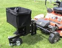 Can a zero turn mower pull a spreader?