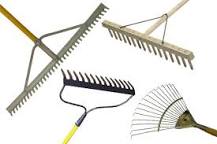 How are rakes made?