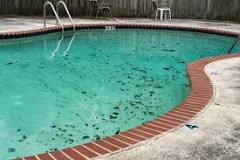 How do I get the brown off the bottom of my pool?