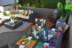 How do I make my patio look like an oasis?