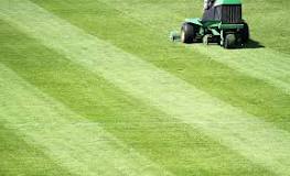 How do you get stripes when mowing?