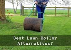 How do you make a homemade grass roller?