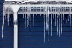 How do you melt ice on gutters?