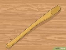 How do you fix a broken wooden handle?