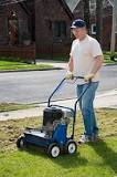 How often should you power rake your yard?