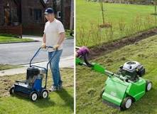 How long does it take to power rake a lawn?