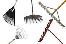 What are the parts of a rake?