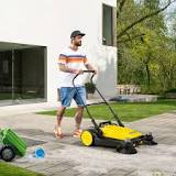 What does a push sweeper do?