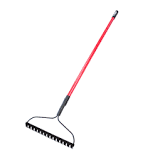 What is a bow rake used for?