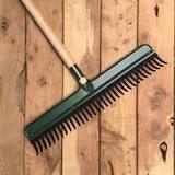 What is a rubber rake?