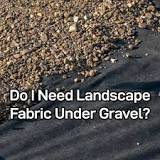 What should I put under my gravel?