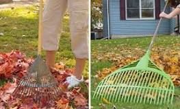Which rake to use for leaves?